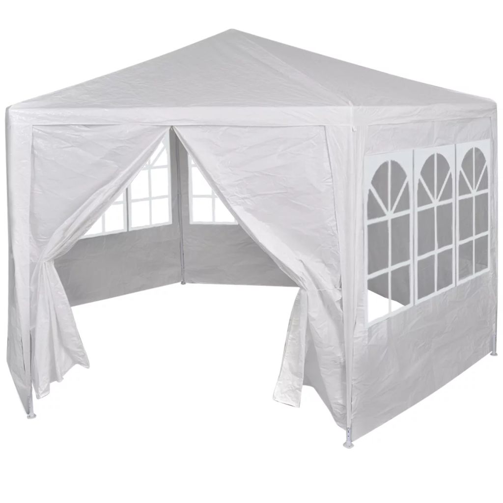 vidaXL Gazebo Outdoor Canopy Tent Patio Pavilion Sunshade with 6 Side Walls