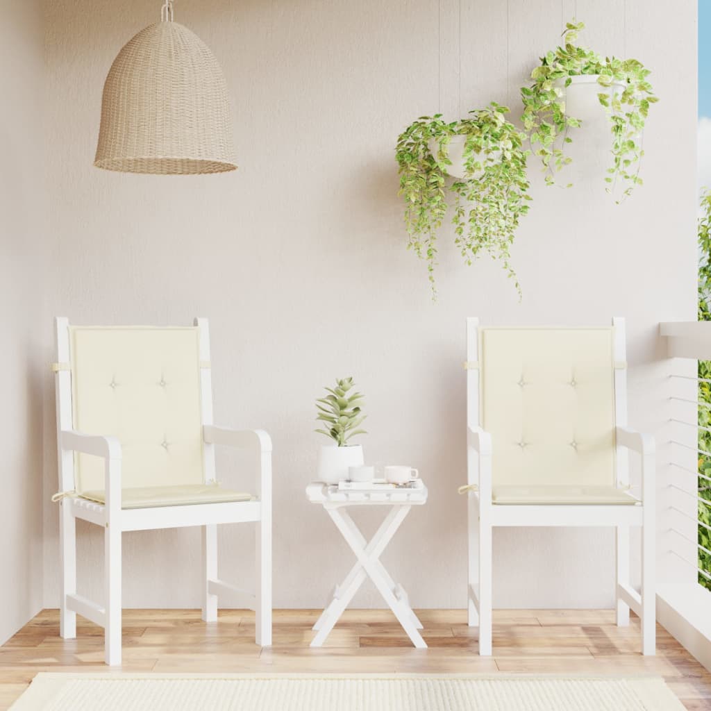 vidaXL Chair Cushion Water Repellent Patio Chair Cushion Pad Oxford Fabric