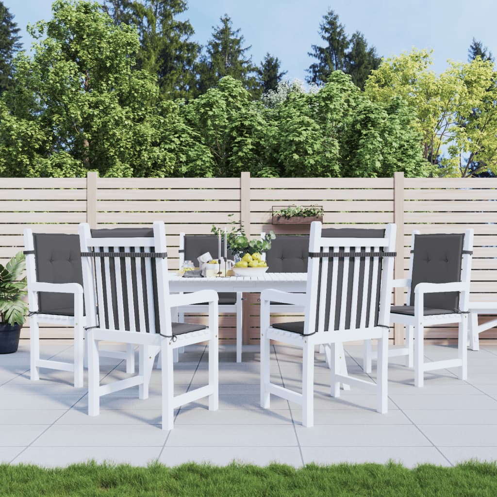 vidaXL Chair Cushion Water Repellent Patio Chair Cushion Pad Oxford Fabric